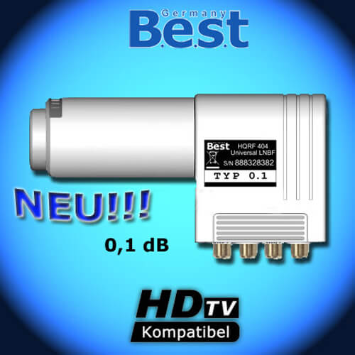 TOP Best Germany HQRF 414 Quattro LNB 0,1 quatro HDTV