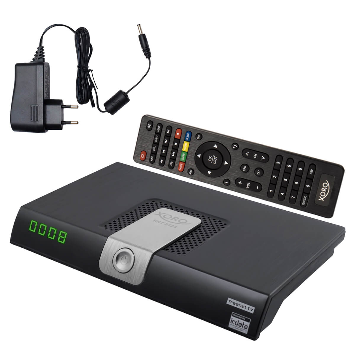 Freenet TV Xoro HRT 8724 8720 HVC PVR USB DVB-T2 FULL HDTV Terrestrisch ...